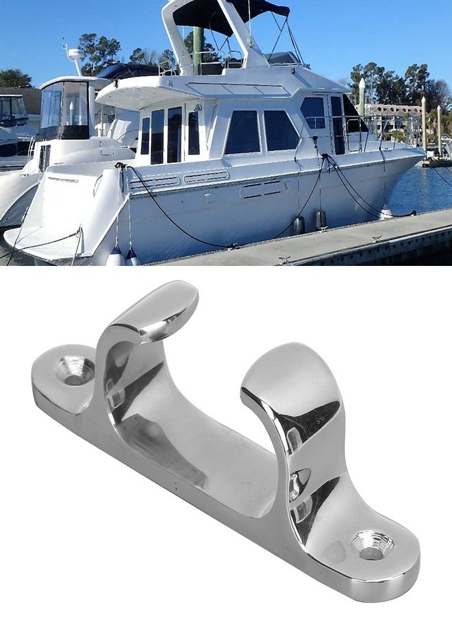 Aramox Marine Straight Bow Chock Cleat Line Chock, 100mm Mooring Cleat Stainless Steel 316 for Ship Yacht Horn Cable Marine Hardware Assembly - Image 4
