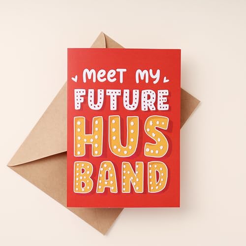 Oye Happy – Future Husband Mirror Card | Funny Romantic Greeting Card for Fiancé or Boyfriend | Proposal, Engagement & Valentine’s Day Gift | Love Card with Mirror Inside - Image 5