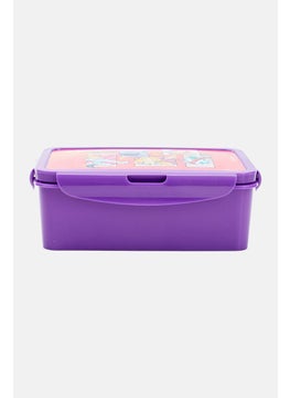 Disney Kids Girl Lunch Boxes 7 H x 20 L x 12 W cm, Purple  - Image 1