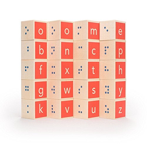 Uncle Goose Braille ABC Blocks Made in The USA - Image 5