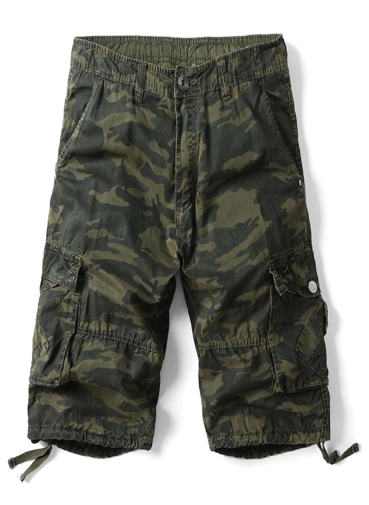 Eckek - Men's Summer Workwear Short Pants Casual Pants Loose Sweatpants - Image 1