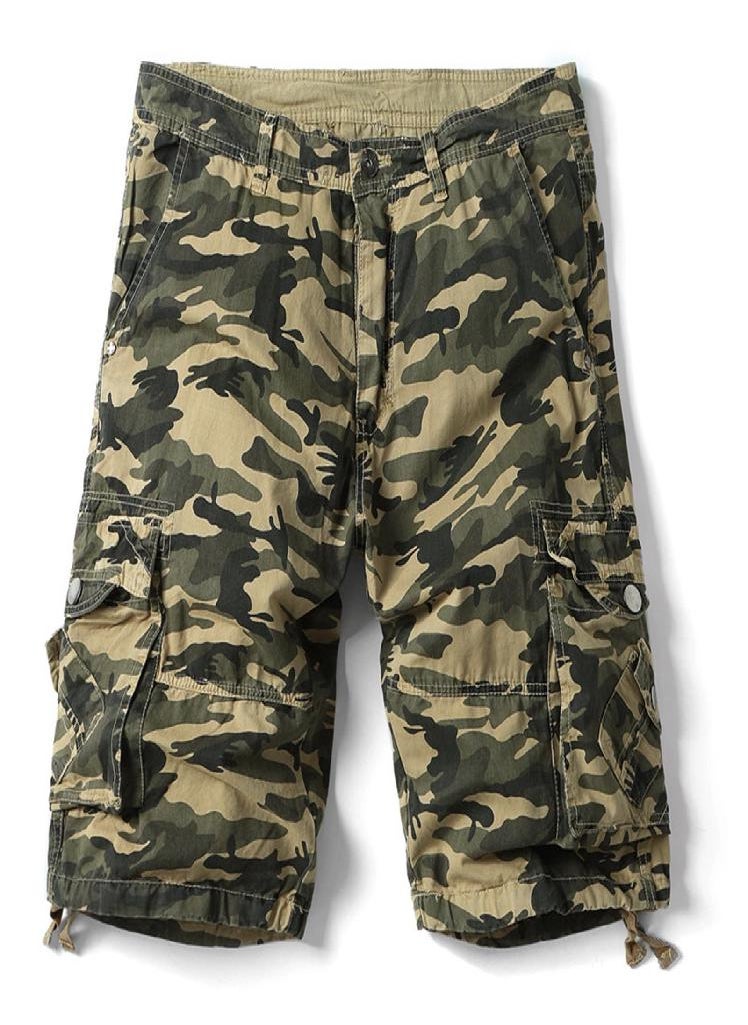 Eckek - Men's Summer Workwear Short Pants Casual Pants Loose Sweatpants - Image 1