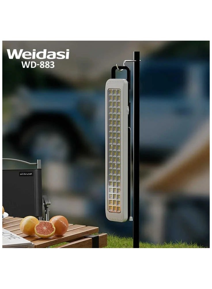 WEIDASI WD-883 60-LED Rechargeable Emergency Light - Image 3