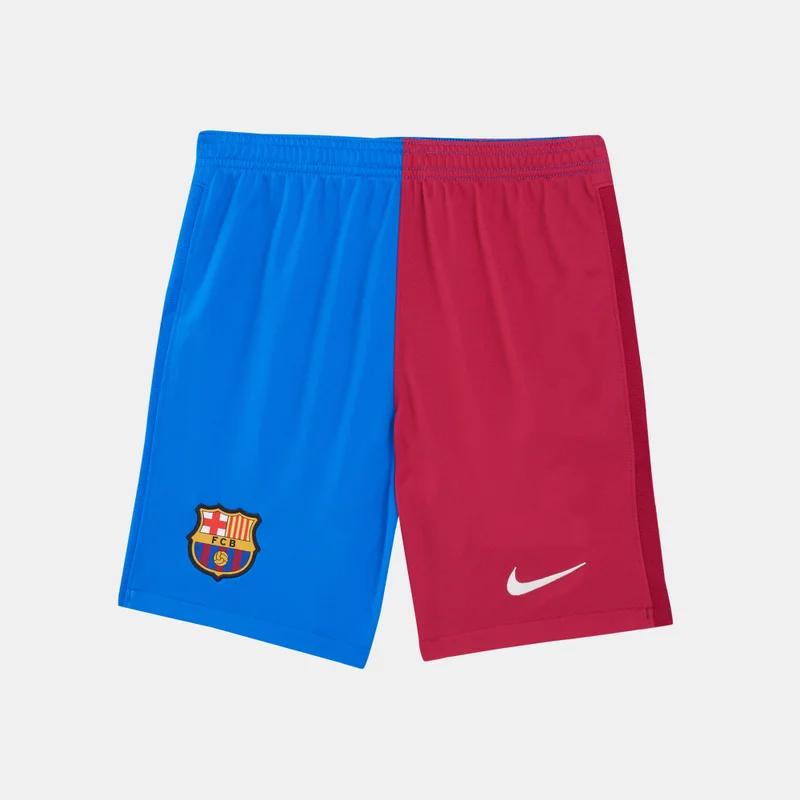 Nike Kids' F.C. Barcelona Dri-FIT Stadium Home/Away Football Shorts - 2021/22 (Older Kids)