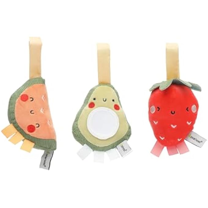 STROLLER TOY SET OF 3, FRUIT - Image 1