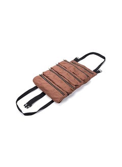 Storage Organizer Bag Roll, Big Tool Roll Up Bag, Waxed Canvas Tool Organizer Bucket, Tool Roll Up Pouch, Handy Small Tools Tote Carrier,Tool Pouch Sling, Car Back Seat Organizer (Brown) - pzsku/ZAC451283C620592BE417Z/45/_/1719398074/cc925812-4fec-4e97-9b20-8c87b1e8045d