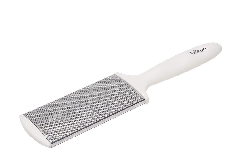 TRITON Professional Dual Sided Foot ScrubberFiler with Steel and Emery Pad Hard n Dead Skin Callus Remover Pedicure Foot Scraper for Men n Women - Image 1