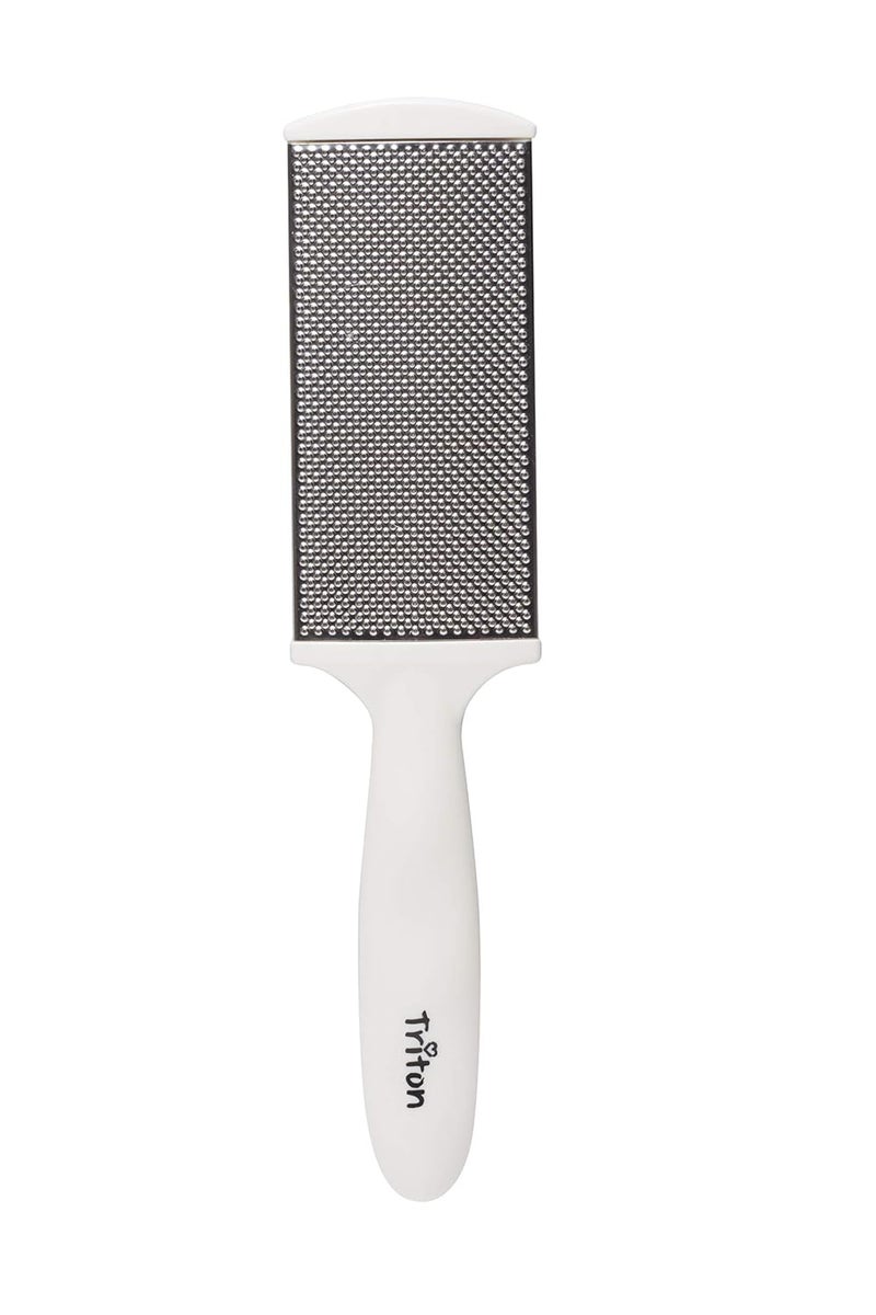 TRITON Professional Dual Sided Foot ScrubberFiler with Steel and Emery Pad Hard n Dead Skin Callus Remover Pedicure Foot Scraper for Men n Women - Image 3