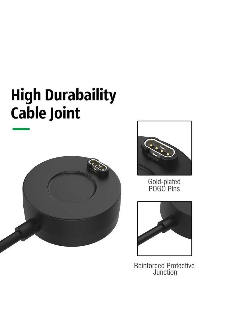 SYOSI Replacement for Charger Cable USB Charging Station Dock with Data Sync Compatible for Garmin Vivoactive 3/Fenix 5 5S 5X/6 6S 6X Smart Watch - Image 3