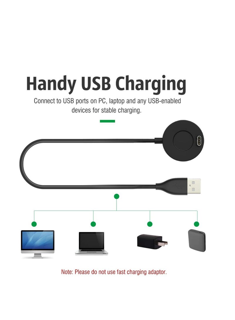 SYOSI Replacement for Charger Cable USB Charging Station Dock with Data Sync Compatible for Garmin Vivoactive 3/Fenix 5 5S 5X/6 6S 6X Smart Watch - Image 2