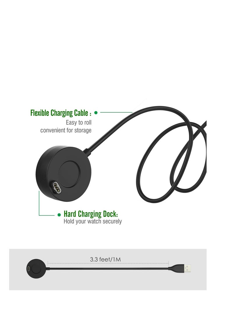 SYOSI Replacement for Charger Cable USB Charging Station Dock with Data Sync Compatible for Garmin Vivoactive 3/Fenix 5 5S 5X/6 6S 6X Smart Watch - Image 5