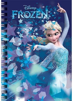 Frozen A6 80 Yp.Metalized Notepad