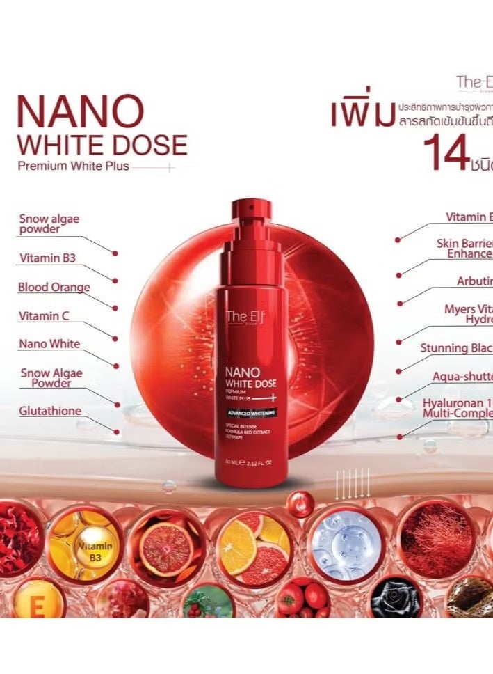 The Elf Nano White Dose Premium Serum 60ml | Hydrating Radiance Booster with 14 Concentrated Skin Actives - Image 3