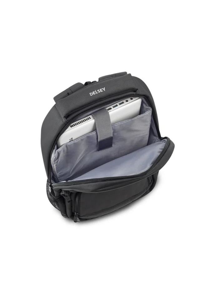 DELSEY Paris Element Aviator 15.6" Laptop Protection 2 Compartment Backpack - Graphite
