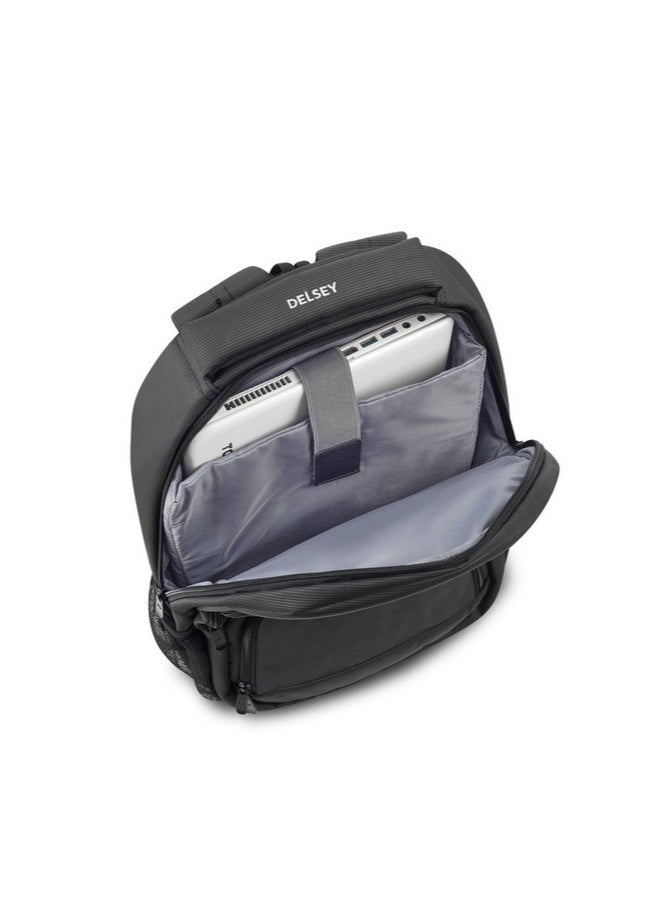 DELSEY Paris Element Aviator 15.6" Laptop Protection 2 Compartment Backpack - Graphite  - Image 4