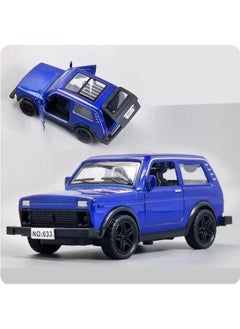 Realistic And Durable Diecast Metal Car - Race Car - Openable Car (Blue)
