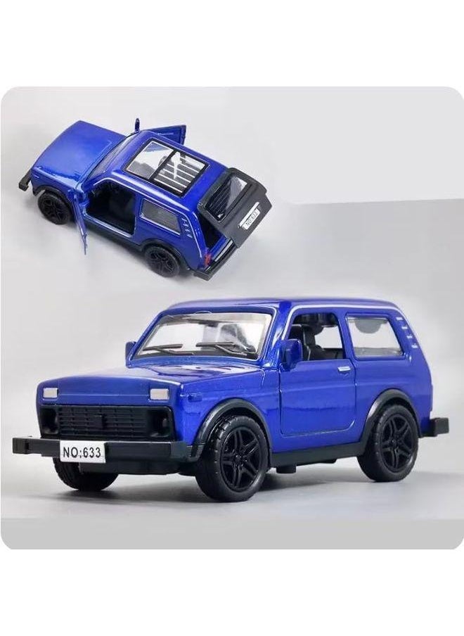 Generic - Realistic And Durable Diecast Metal Car - Race Car - Openable Car (Blue) - Image 1