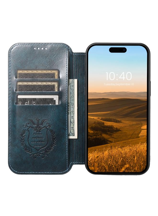 Suteni Case For iPhone 15 Pro Max J05 Leather Magnetic MagSafe Phone Case - Image 3