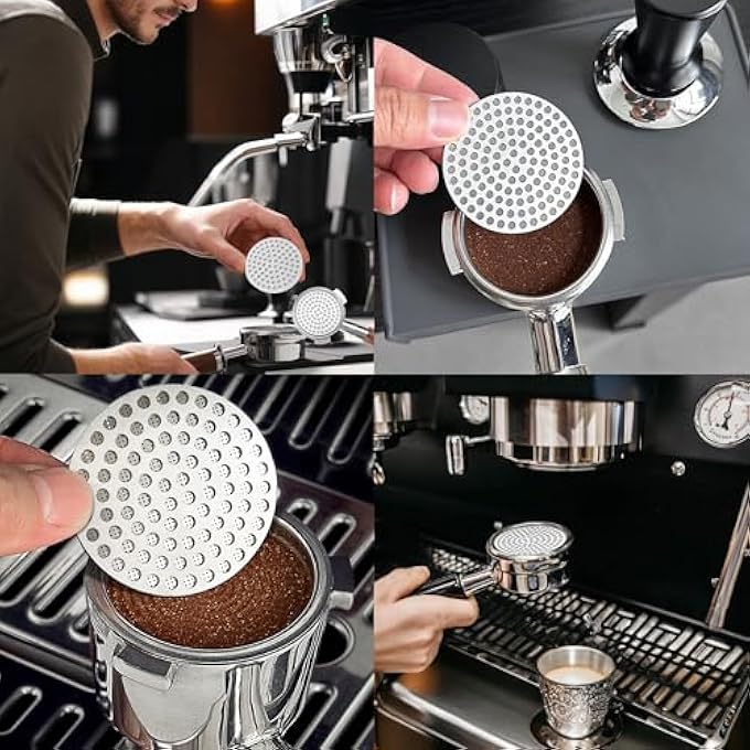 Duomama Double Layer 51Mm Coffee Portafilter Puck Screen  Reliable Performance For Cafe Use - Image 3