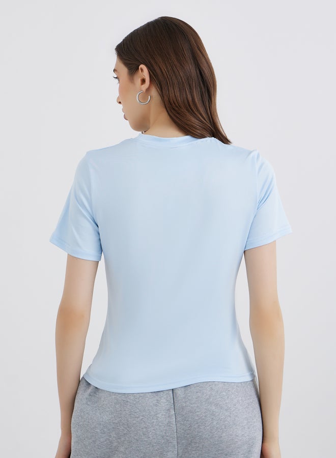 Take Two Slogan Print Regular Fit Round Neck T-Shirt - Image 4