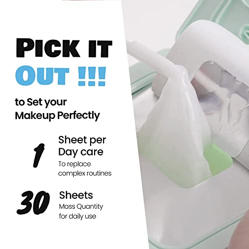 DEWYTREE Pick and Quick Refreshing Aqua Mask 30 Sheets | Moisturizing Sheet Masks for Face w/Hyaluronic Acid | Gentle Korean Sheet Mask Skin Care w/Amino Acids | Hydrating Face Mask Sheets - Image 3