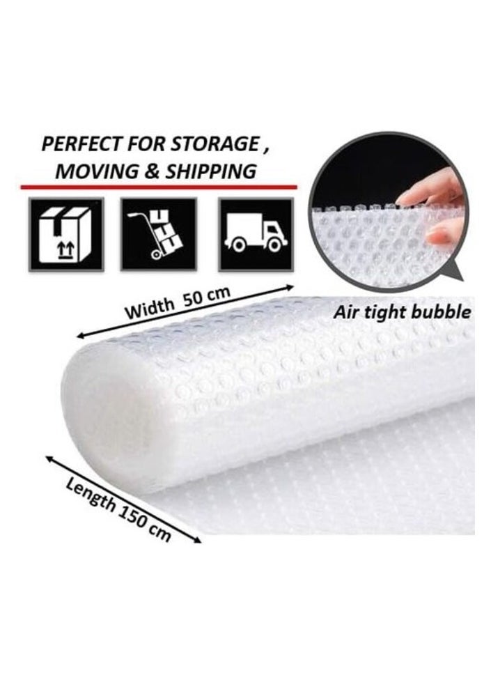 AtrauX Atraux Set Of 4 Air Bubble Wrap Rolls For Shipping, Mailing & Moving Supplies (150x50cm)  - Image 2