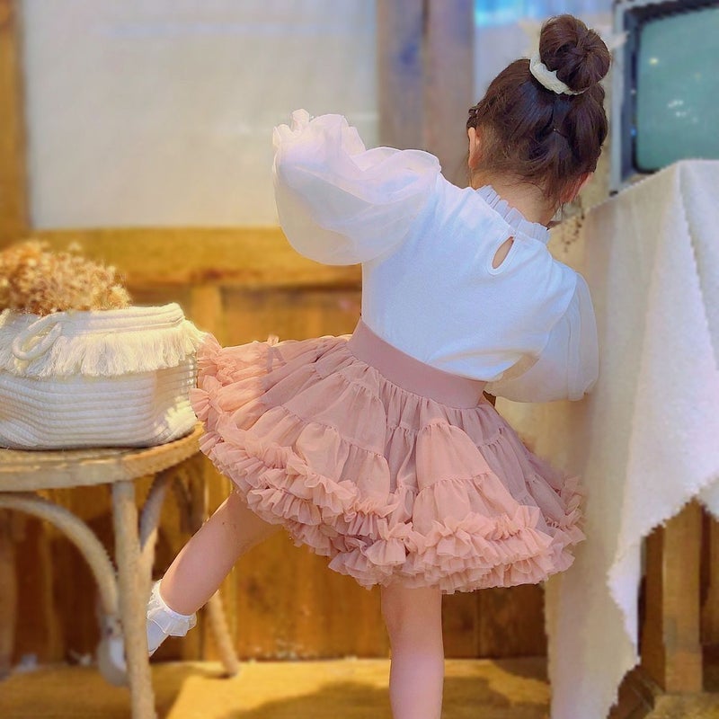 Girls Tutu Princess Skirt Women'S Baby Skirt Foreign-Style Children'S Rabbit Skirt Baby Pontoon Skirt - Image 3
