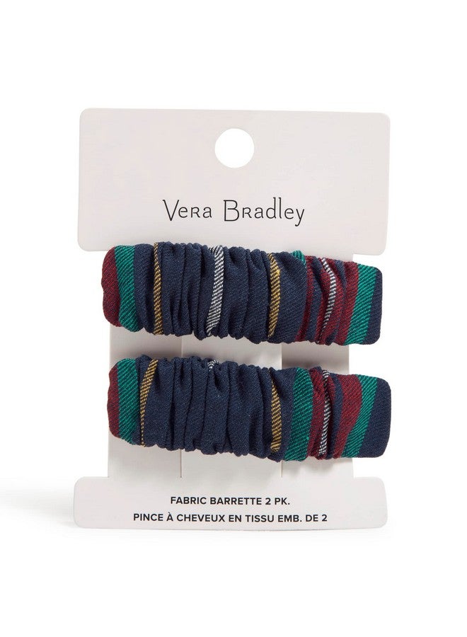 Vera Bradley Era Bradley Women'S Hair Clip Set Of 2 Hair Accessory Tartan Plaid One Size - Image 2