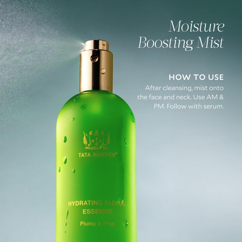 TATA HARPER رذاذ وجه هيدراتينغ فلورال إيسنس من تاتا هاربر مع حمض الهيالورونيك 100% طبيعي مصنوع طازجًا في فيرمونت - Image 4