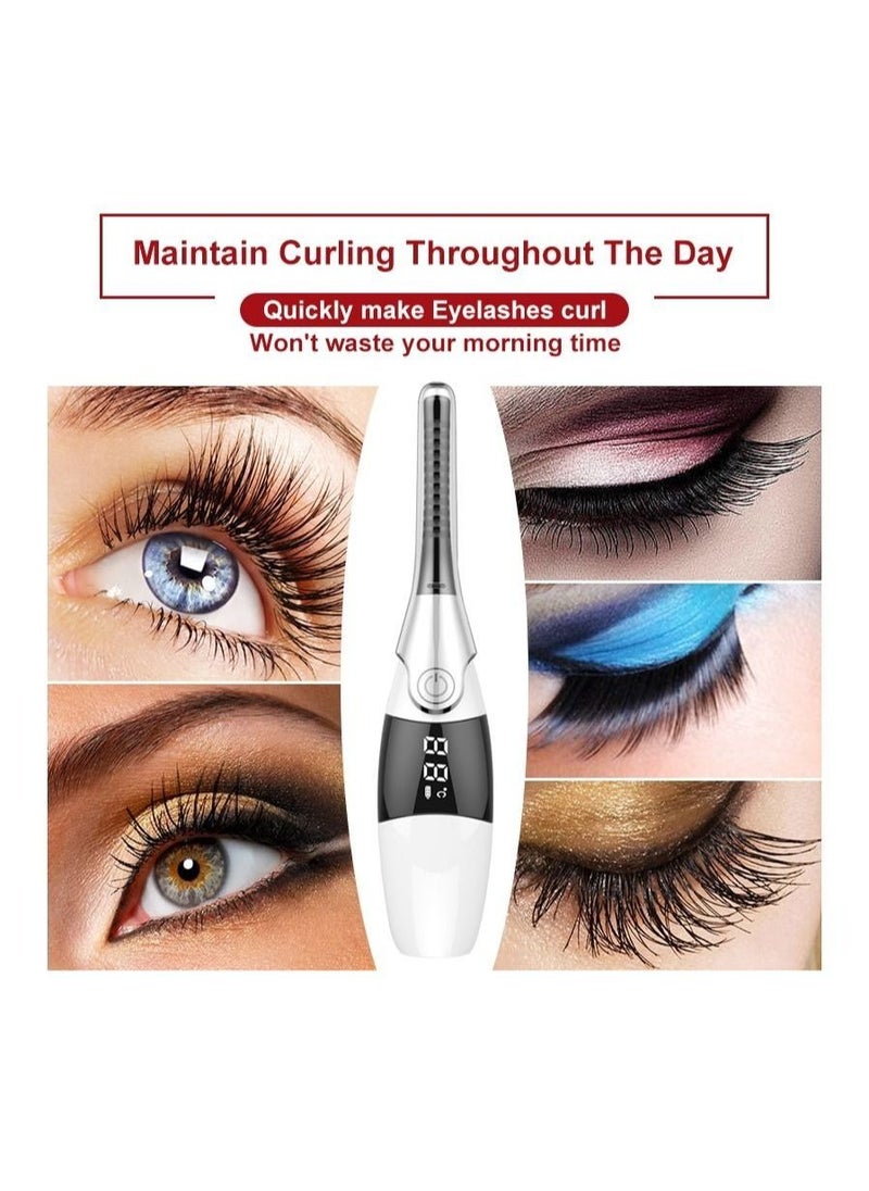 Generic - Heated Eyelash Curlers Electric Eyelash Curler By Premium Eye Lash Curler Best Seller Effective Heated Eyelash Curler Long Lasting Heated Eyelash Curlers Travel Friendly Heated Lash Curler - Image 1