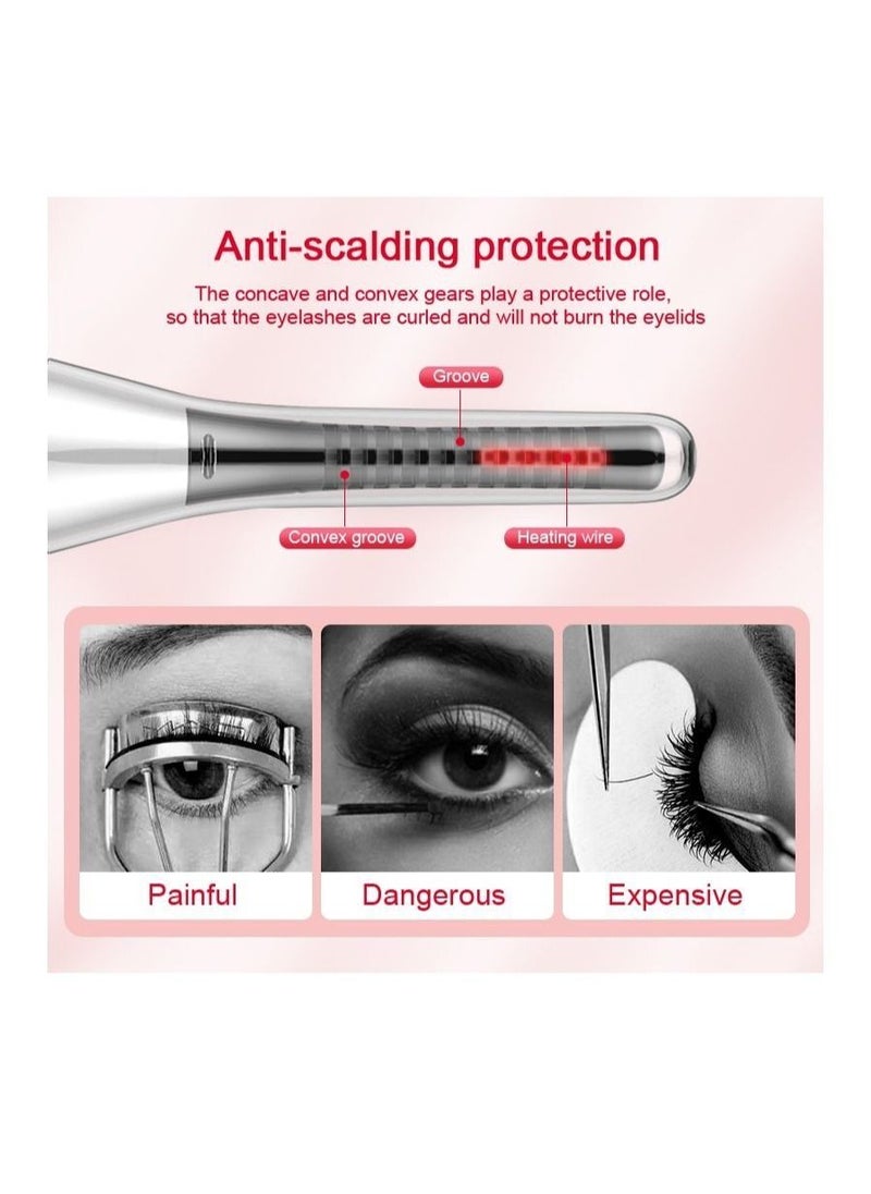 Generic - Heated Eyelash Curlers Electric Eyelash Curler By Premium Eye Lash Curler Best Seller Effective Heated Eyelash Curler Long Lasting Heated Eyelash Curlers Travel Friendly Heated Lash Curler - Image 1