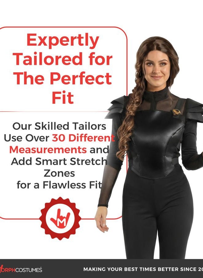 MORPH Teaan Dystopian Costume, Women's Body Suit, Unique Outfit for Parties, Events and Cosplay, M - Image 4