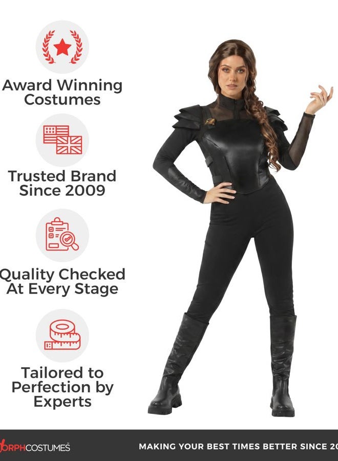 MORPH Teaan Dystopian Costume, Women's Body Suit, Unique Outfit for Parties, Events and Cosplay, M - Image 5