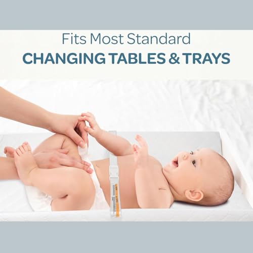 The Autostory Waterproof Contour Diaper Changing Pad – 80 x 40 cm Baby Change Mat with Safety Strap, Anti-Slip Base, Easy to Clean, Lightweight – Fits All Standard Changing Tables & Dresser Tops - Image 4