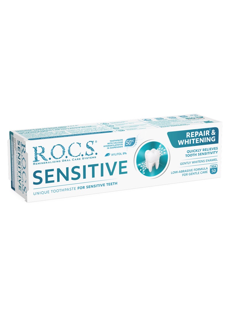 R.O.C.S Sensitive Repair And Whitening For Sensitive Teeth Toothpaste 94g - Image 2