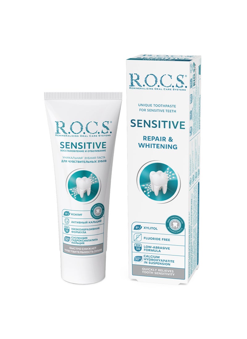 R.O.C.S Sensitive Repair And Whitening For Sensitive Teeth Toothpaste 94g - Image 1