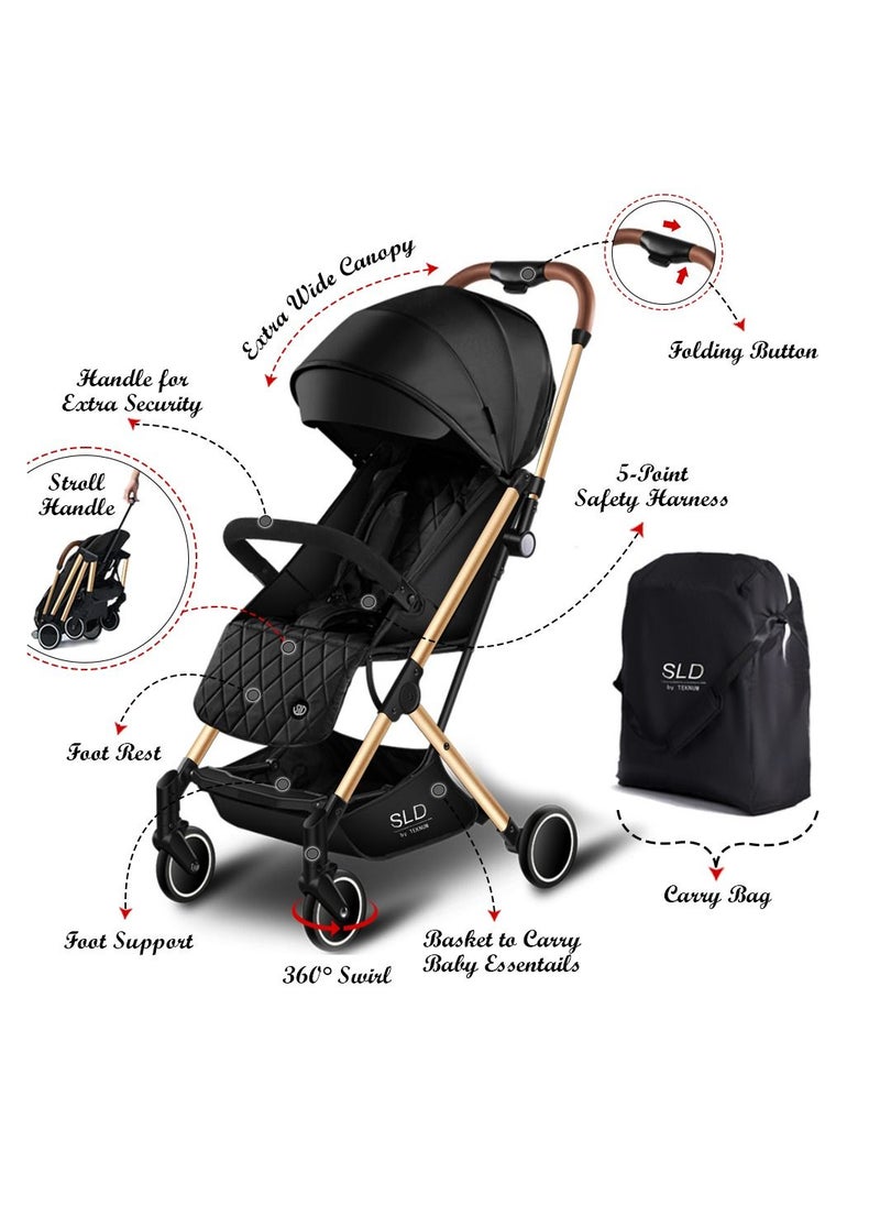 TEKNUM Teknum-Travel Lite Stroller SLD-Black Gold  - Image 3
