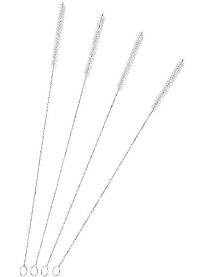 GFDesign GFDesign Drinking Straw Cleaning Brushes Set 17" Extra Long 1/2" Extra Wide Pipe Tube Cleaner Nylon Bristles Stainless Steel Handle - 17" x 1/2" (12 mm) - Set of 4 - Image 3