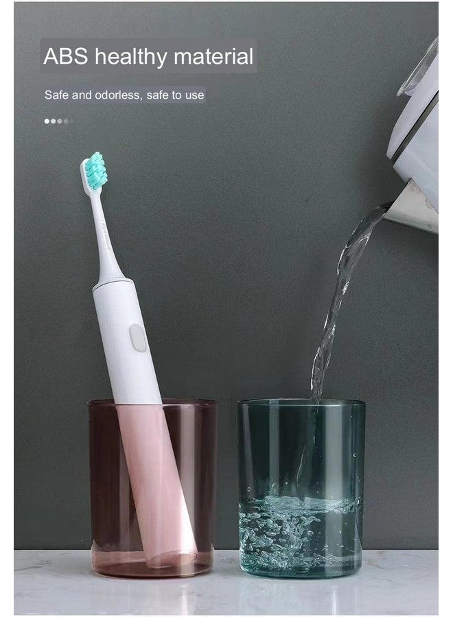 Tyzag Toothbrush Holders for Bathroom, Tooth Brushes Holder, Toothbrush Holder Wall Mounted, Brush Holder for Bathroom Wall Mounted (2 Cup, White) - Image 5