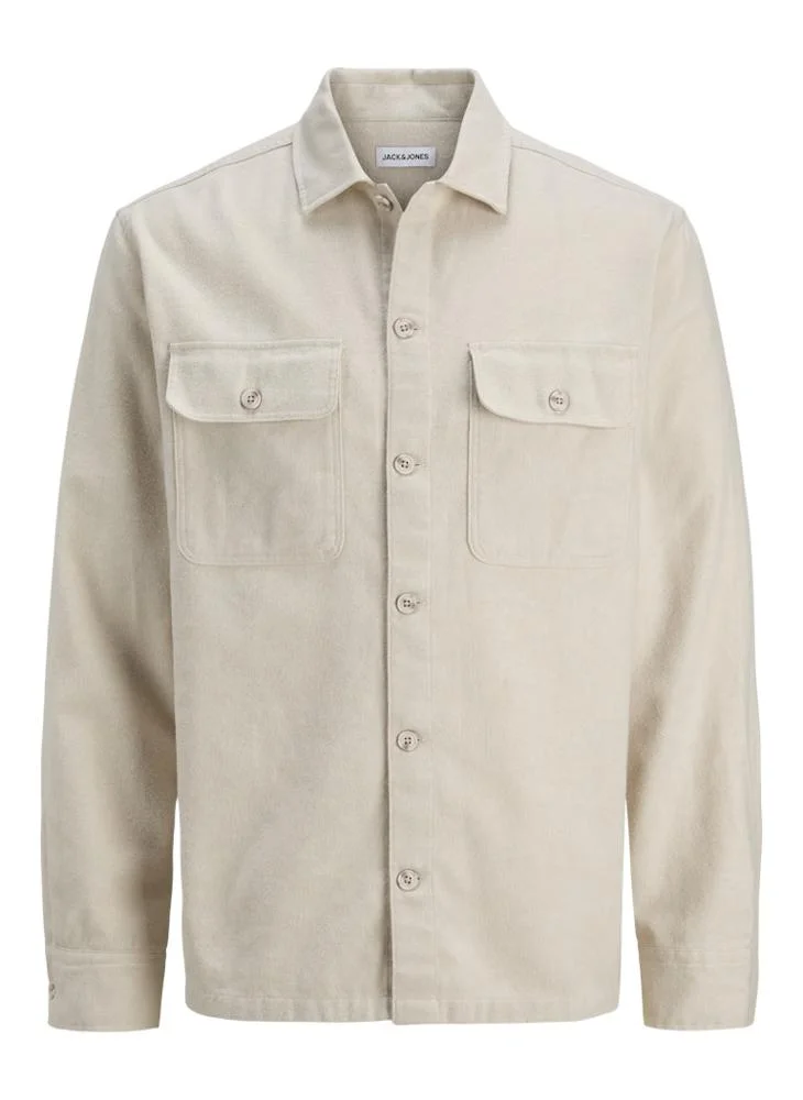 JACK & JONES Jjecharge Long Sleeve Button Down Shirt
