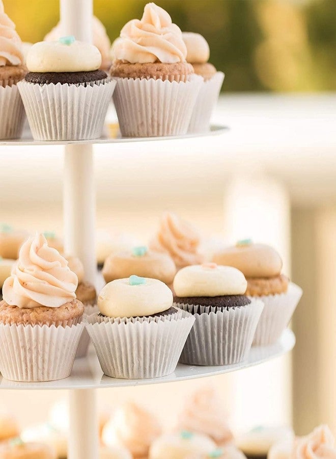 AUTOWRAP White Cupcake Liners Muffin Linner No Smell, Food Grade Baking Cups（Standard Size） - Image 5