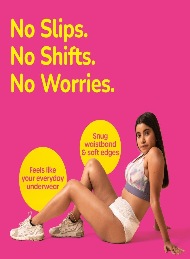 Evereve Teens Period Panties, M-L 5Pcs Pack of 2 (for 13-19 yrs old), 360° Anti-Leak Protection, up to 12hrs Absorbency, Heavy Flow Care, Ideal for School & Overnight Use, Comfy Hug Fit - Image 4