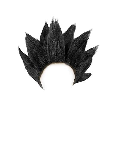 miccostumes Men's Anime Style Cosplay Wig Synthetic Hair Onesize(Black) - Image 4