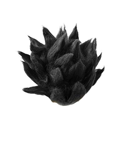 miccostumes Men's Anime Style Cosplay Wig Synthetic Hair Onesize(Black) - Image 2