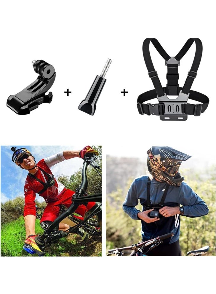 Hiras 27-in-1 Action Camera Accessories Kit Compatible with GoPro Hero 9/10, Xiaomi Yi, SJCAM - Essential Outdoor Sports filming Equipment Set with Mounts - Image 2