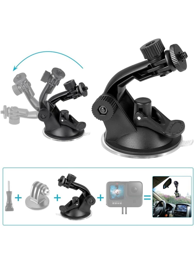 Hiras 27-in-1 Action Camera Accessories Kit Compatible with GoPro Hero 9/10, Xiaomi Yi, SJCAM - Essential Outdoor Sports filming Equipment Set with Mounts - Image 3