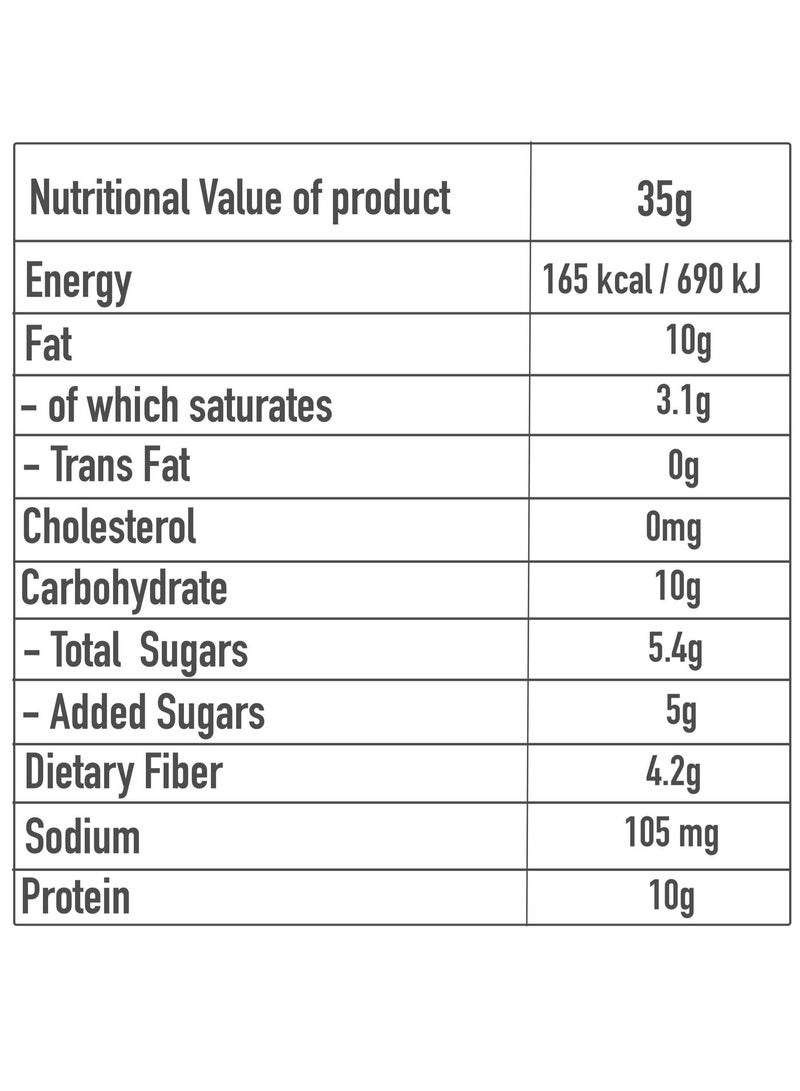 Enjoy Snacks Nuts Bar Protein Zero Sugar Coconut and Almonds (Pack of 12) - Image 2