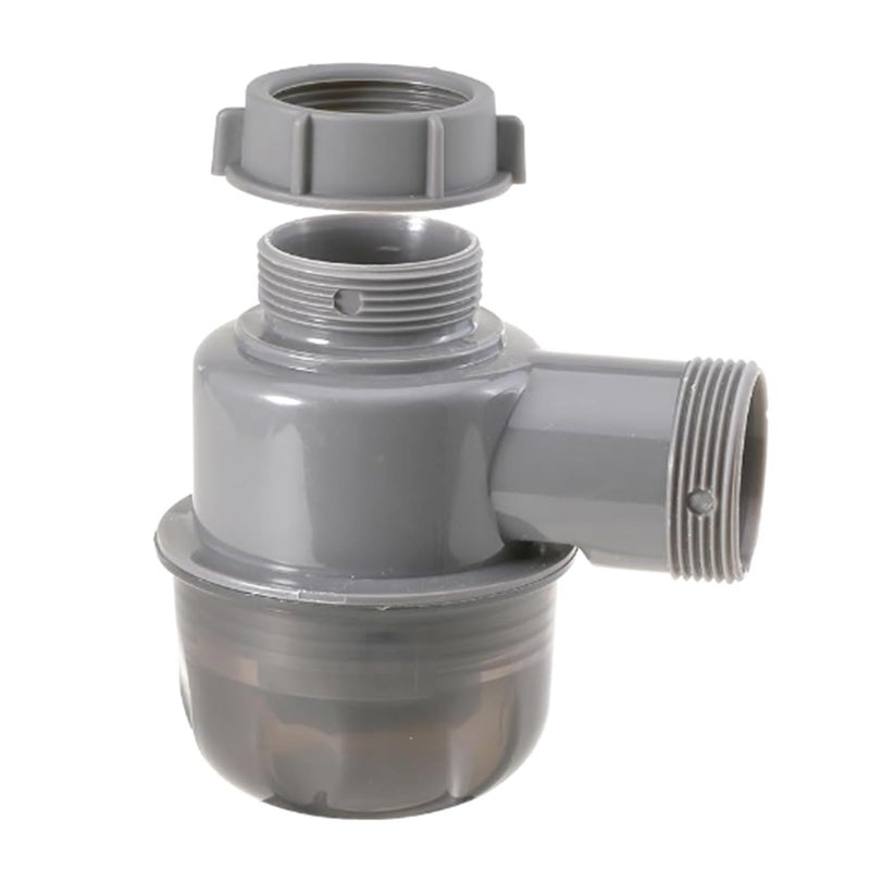 Stainless Steel Removable P Trap Drain Valve For Kitchen Bathroom Sink Drainage - Image 5