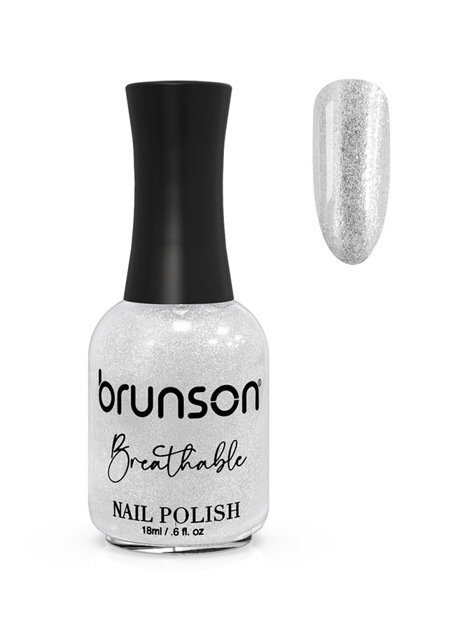 brunson Breathable Nail Polish Halal nail polish Wudu friendly Quick-Dry Vegan long lasting but easy peel off   18ml BH346
