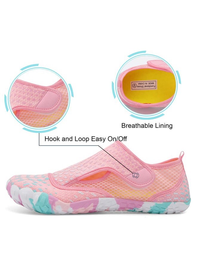 Centipede Demon Swim Water Shoes for Women Men Quick Dry Barefoot Aqua Sneakers Shoe for Beach Hiking Diving Boating River Outdoor Water Sports, Ty2 Jiaomicaipink, 8.5 Women/7.5 Men - Image 4